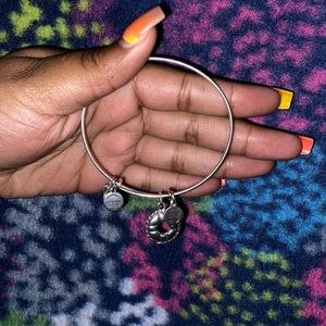 real silver alex and ani bracelet